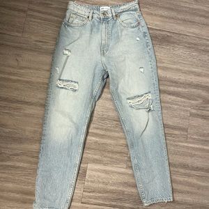 Zara highrise mom fit jeans